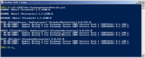 x, update it with: Install-Module-Name PowerShellGet -Force -AllowClobber You may need to close. . Get exchange version powershell